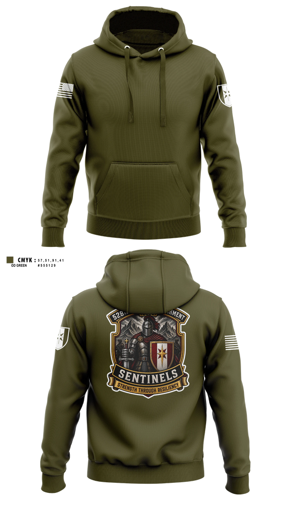 Hoodie, 528th MED DET COSC, Army, Teamtime, Team time, sublimation, custom sports apparel, team uniforms, spirit wear, spiritwear, sports uniforms, custom shirts, team store, custom team store, fundraiser sports, apparel fundraiser