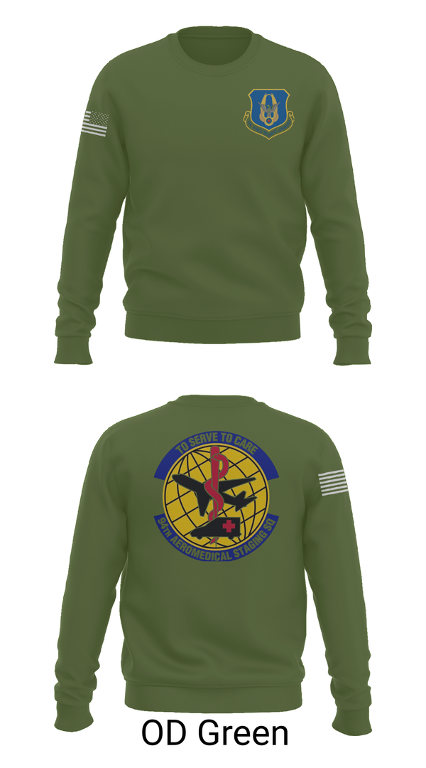 Crew Neck Sweatshirt, 94ASTS, Air Force, Teamtime, Team time, sublimation, custom sports apparel, team uniforms, spirit wear, spiritwear, sports uniforms, custom shirts, team store, custom team store, fundraiser sports, apparel fundraiser
