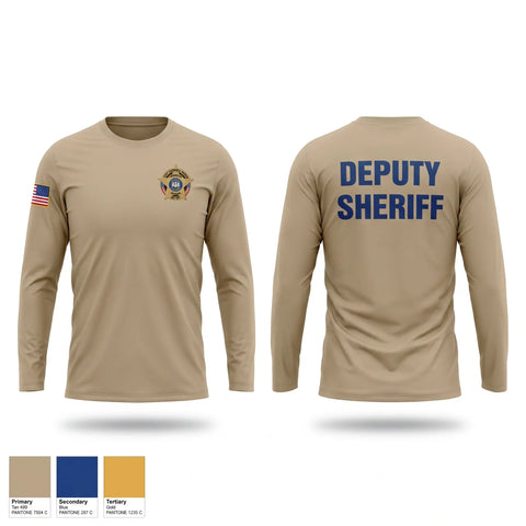 Long Sleeve Performance Shirt, ECSO DEPUTY, Police, Teamtime, Team time, sublimation, custom sports apparel, team uniforms, spirit wear, spiritwear, sports uniforms, custom shirts, team store, custom team store, fundraiser sports, apparel fundraiser