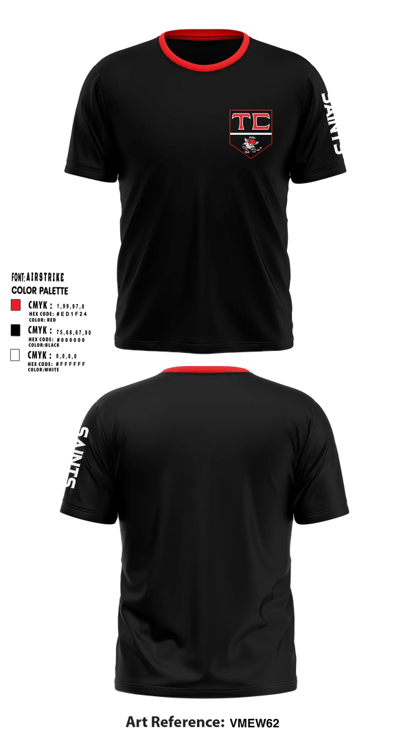 Short Sleeve Performance Shirt, Tri County Saints, Ice Hockey, Teamtime, Team time, sublimation, custom sports apparel, team uniforms, spirit wear, spiritwear, sports uniforms, custom shirts, team store, custom team store, fundraiser sports, apparel fundraiser