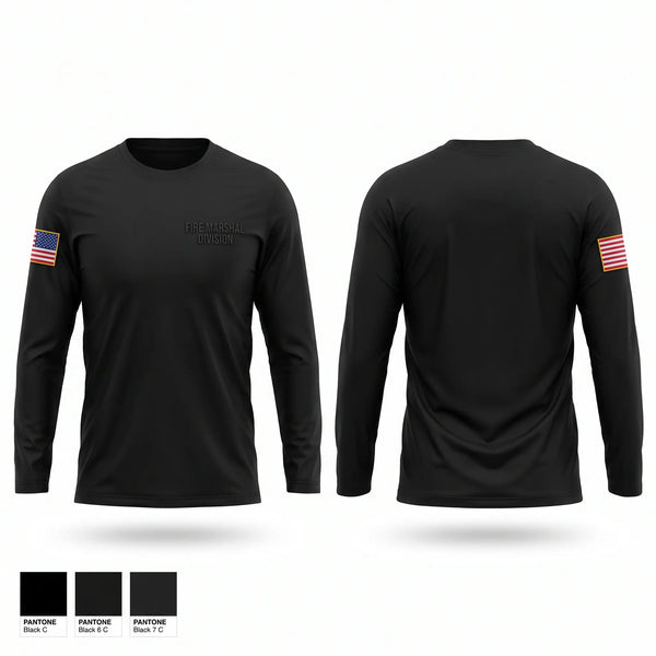 Long Sleeve Performance Shirt, Fire Marshal Division, Fire Department, Teamtime, Team time, sublimation, custom sports apparel, team uniforms, spirit wear, spiritwear, sports uniforms, custom shirts, team store, custom team store, fundraiser sports, apparel fundraiser