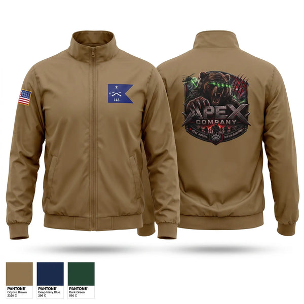 Windbreaker, A co 2/113th IN, National Guard, Teamtime, Team time, sublimation, custom sports apparel, team uniforms, spirit wear, spiritwear, sports uniforms, custom shirts, team store, custom team store, fundraiser sports, apparel fundraiser