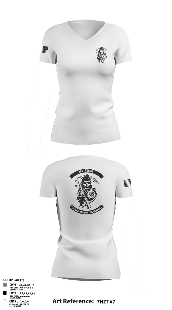 Womens Short Sleeve Vneck Shirt, 1st Recon, Marines, Teamtime, Team time, sublimation, custom sports apparel, team uniforms, spirit wear, spiritwear, sports uniforms, custom shirts, team store, custom team store, fundraiser sports, apparel fundraiser