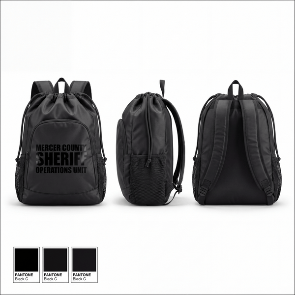 Gear Bag, Mercer county sheriff operations unit, Police, Teamtime, Team time, sublimation, custom sports apparel, team uniforms, spirit wear, spiritwear, sports uniforms, custom shirts, team store, custom team store, fundraiser sports, apparel fundraiser
