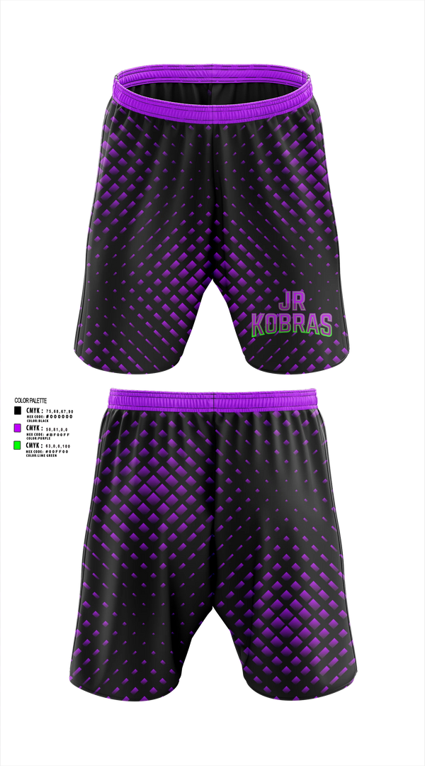 Athletic Shorts With Pockets, JR Kobras, Softball, Teamtime, Team time, sublimation, custom sports apparel, team uniforms, spirit wear, spiritwear, sports uniforms, custom shirts, team store, custom team store, fundraiser sports, apparel fundraiser