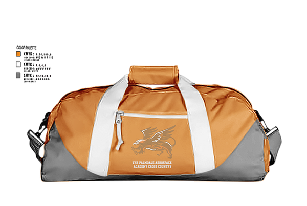Duffle Bag, The Palmdale Aerospace Academy Cross Country, Cross Country, Teamtime, Team time, sublimation, custom sports apparel, team uniforms, spirit wear, spiritwear, sports uniforms, custom shirts, team store, custom team store, fundraiser sports, apparel fundraiser