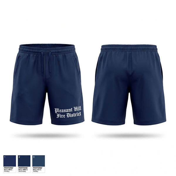 Athletic Shorts With Pockets, Pleasant Hill Fire District, Fire Department, Teamtime, Team time, sublimation, custom sports apparel, team uniforms, spirit wear, spiritwear, sports uniforms, custom shirts, team store, custom team store, fundraiser sports, apparel fundraiser