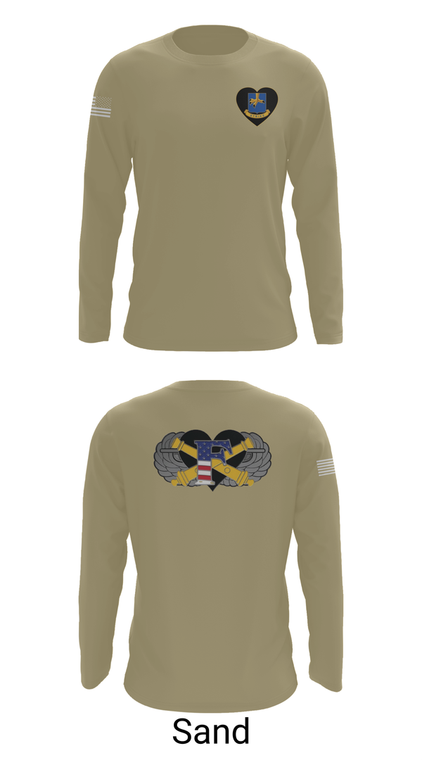Long Sleeve Performance Shirt, Freedom BTRY, 1-320th FAR, , Teamtime, Team time, sublimation, custom sports apparel, team uniforms, spirit wear, spiritwear, sports uniforms, custom shirts, team store, custom team store, fundraiser sports, apparel fundraiser