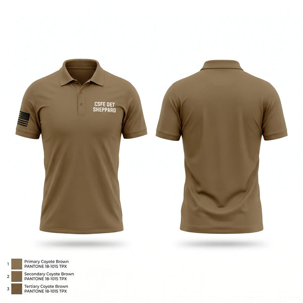 Short Sleeve Performance Polo, CSFE DET SHEPPARD, Navy, Teamtime, Team time, sublimation, custom sports apparel, team uniforms, spirit wear, spiritwear, sports uniforms, custom shirts, team store, custom team store, fundraiser sports, apparel fundraiser