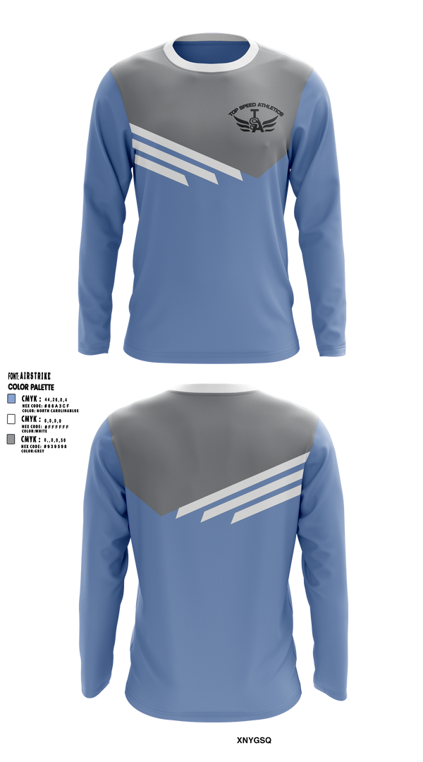 Long Sleeve Performance Shirt, Top Speed Athletics, Track & Field, Teamtime, Team time, sublimation, custom sports apparel, team uniforms, spirit wear, spiritwear, sports uniforms, custom shirts, team store, custom team store, fundraiser sports, apparel fundraiser