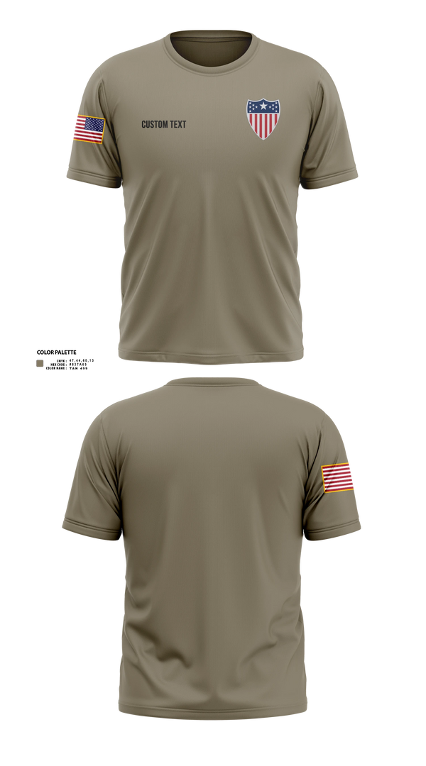 Old School Cotton Feel Shirt, 38th RSG, Army, Teamtime, Team time, sublimation, custom sports apparel, team uniforms, spirit wear, spiritwear, sports uniforms, custom shirts, team store, custom team store, fundraiser sports, apparel fundraiser