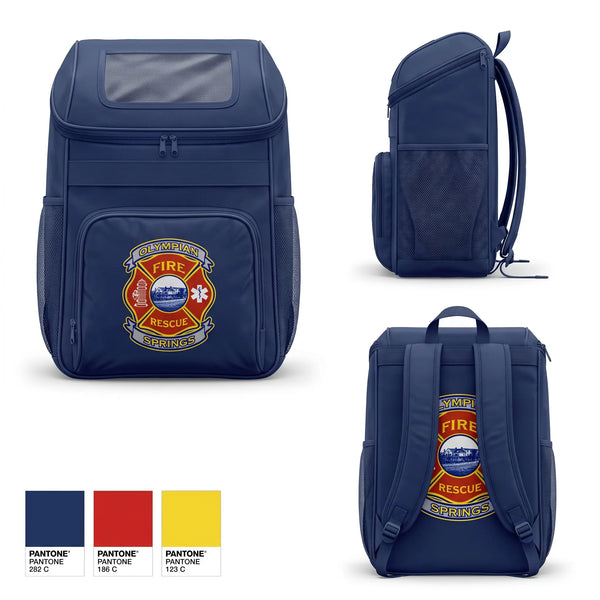 Gear Bag, Olympian Springs Fire and Rescue, Fire Department, Teamtime, Team time, sublimation, custom sports apparel, team uniforms, spirit wear, spiritwear, sports uniforms, custom shirts, team store, custom team store, fundraiser sports, apparel fundraiser