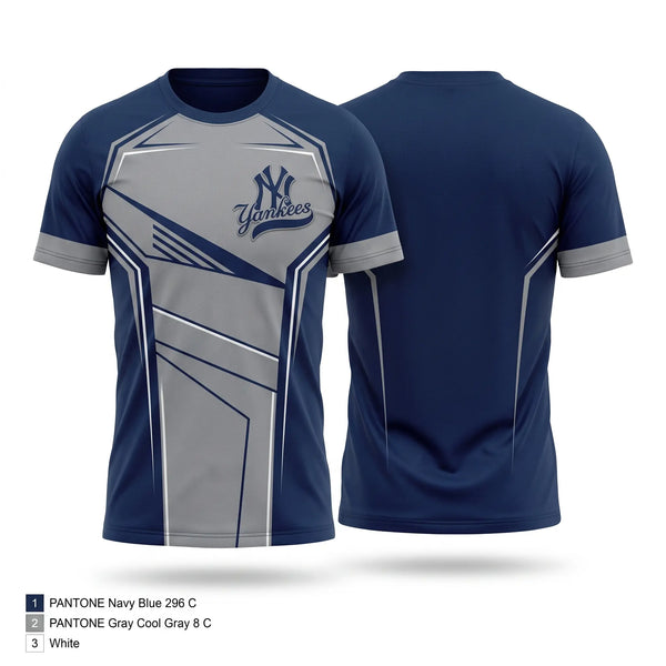 Short Sleeve Performance Shirt, Yankees, Baseball, Teamtime, Team time, sublimation, custom sports apparel, team uniforms, spirit wear, spiritwear, sports uniforms, custom shirts, team store, custom team store, fundraiser sports, apparel fundraiser