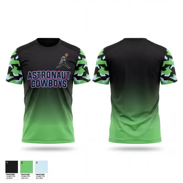 Short Sleeve Performance Shirt, Space Cowboys, Men's Basketball, Teamtime, Team time, sublimation, custom sports apparel, team uniforms, spirit wear, spiritwear, sports uniforms, custom shirts, team store, custom team store, fundraiser sports, apparel fundraiser