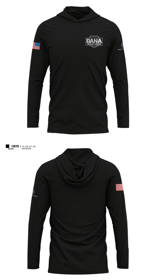 Long Sleeve Hooded Sun Shirt, Alabama SalesDana Safety Supply, Police, Teamtime, Team time, sublimation, custom sports apparel, team uniforms, spirit wear, spiritwear, sports uniforms, custom shirts, team store, custom team store, fundraiser sports, apparel fundraiser