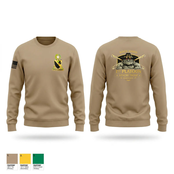 Crew Neck Sweatshirt, 1/124, Army, Teamtime, Team time, sublimation, custom sports apparel, team uniforms, spirit wear, spiritwear, sports uniforms, custom shirts, team store, custom team store, fundraiser sports, apparel fundraiser
