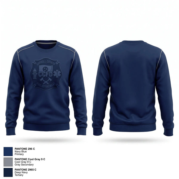Crew Neck Sweatshirt, Carroll county fire department, , Teamtime, Team time, sublimation, custom sports apparel, team uniforms, spirit wear, spiritwear, sports uniforms, custom shirts, team store, custom team store, fundraiser sports, apparel fundraiser