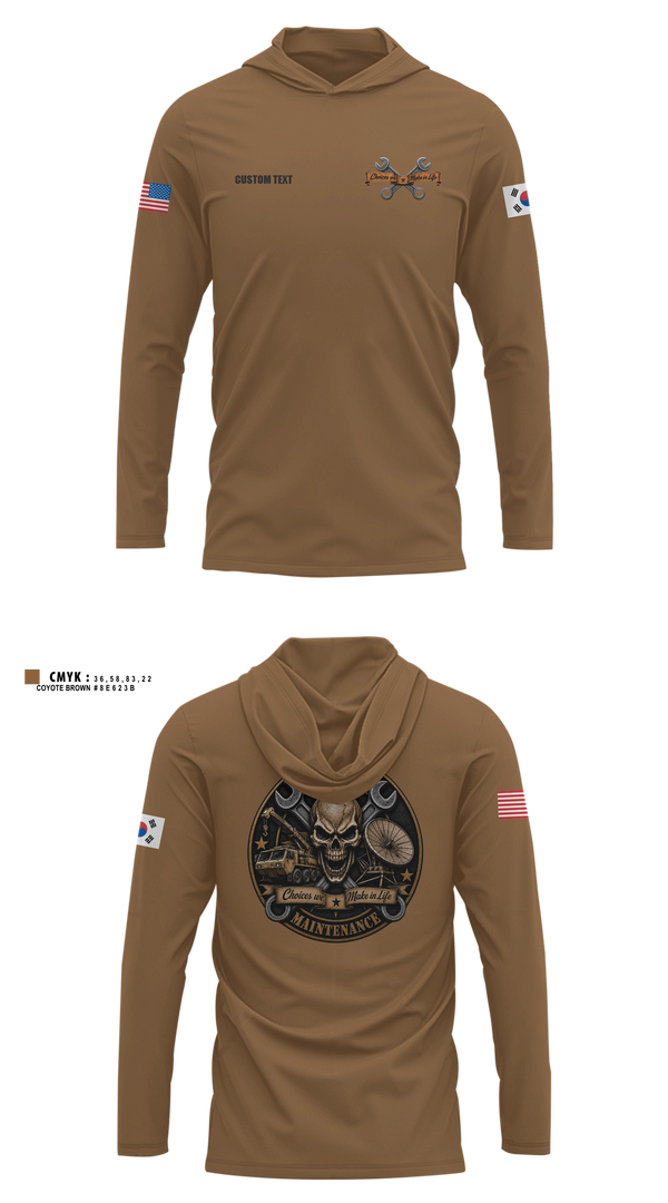 Long Sleeve hooded sunshirt, CTF D-2, Army, Teamtime, Team time, sublimation, custom sports apparel, team uniforms, spirit wear, spiritwear, sports uniforms, custom shirts, team store, custom team store, fundraiser sports, apparel fundraiser