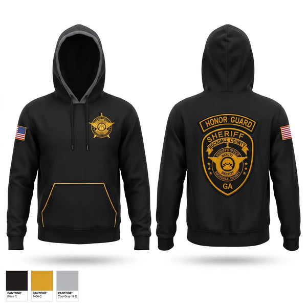 Hoodie, Rockdale County SO Honor Guard, Police, Teamtime, Team time, sublimation, custom sports apparel, team uniforms, spirit wear, spiritwear, sports uniforms, custom shirts, team store, custom team store, fundraiser sports, apparel fundraiser