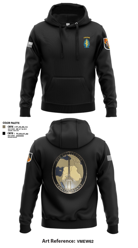 Hoodie, 5th Special Forces Group, , Teamtime, Team time, sublimation, custom sports apparel, team uniforms, spirit wear, spiritwear, sports uniforms, custom shirts, team store, custom team store, fundraiser sports, apparel fundraiser