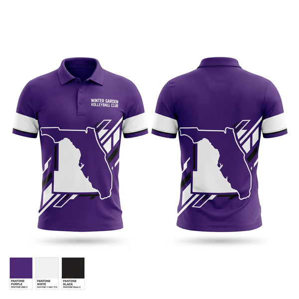 Short Sleeve Performance Polo, WINTER GARDEN VOLLEYBALL CLUB, Women's Volleyball, Teamtime, Team time, sublimation, custom sports apparel, team uniforms, spirit wear, spiritwear, sports uniforms, custom shirts, team store, custom team store, fundraiser sports, apparel fundraiser