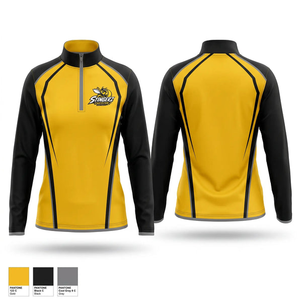 Quarter Zip Jacket, Bucks Stingerz, Softball, Teamtime, Team time, sublimation, custom sports apparel, team uniforms, spirit wear, spiritwear, sports uniforms, custom shirts, team store, custom team store, fundraiser sports, apparel fundraiser