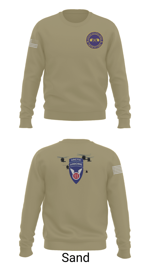 Crew Neck Sweatshirt, 440th CBRN CO, , Teamtime, Team time, sublimation, custom sports apparel, team uniforms, spirit wear, spiritwear, sports uniforms, custom shirts, team store, custom team store, fundraiser sports, apparel fundraiser