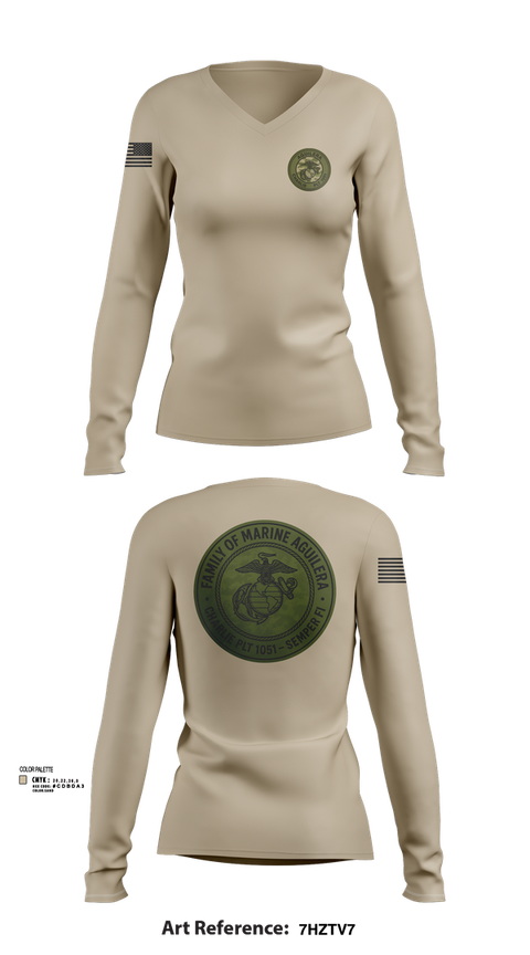 Womens Long Sleeve Vneck Shirt, Charlie PLT 1051, , Teamtime, Team time, sublimation, custom sports apparel, team uniforms, spirit wear, spiritwear, sports uniforms, custom shirts, team store, custom team store, fundraiser sports, apparel fundraiser