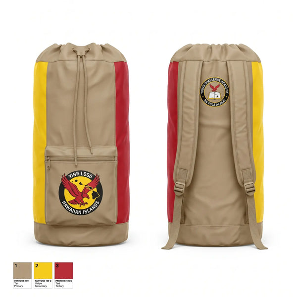 Gear Bag, Youth Challenge Academy, National Guard, Teamtime, Team time, sublimation, custom sports apparel, team uniforms, spirit wear, spiritwear, sports uniforms, custom shirts, team store, custom team store, fundraiser sports, apparel fundraiser