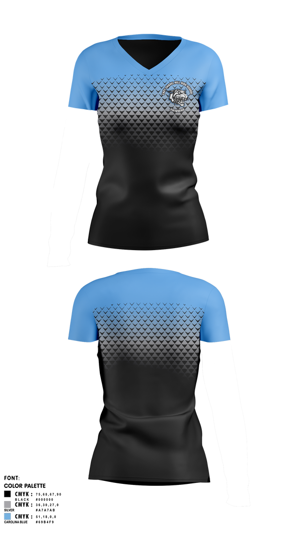 Womens Short Sleeve Vneck Shirt, East Chapel Hill High School Swimming, Swimming, Teamtime, Team time, sublimation, custom sports apparel, team uniforms, spirit wear, spiritwear, sports uniforms, custom shirts, team store, custom team store, fundraiser sports, apparel fundraiser
