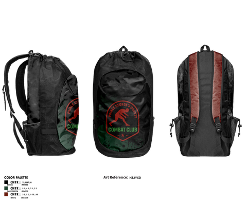 Gear Bag, Pg Combat club, Wrestling, Teamtime, Team time, sublimation, custom sports apparel, team uniforms, spirit wear, spiritwear, sports uniforms, custom shirts, team store, custom team store, fundraiser sports, apparel fundraiser