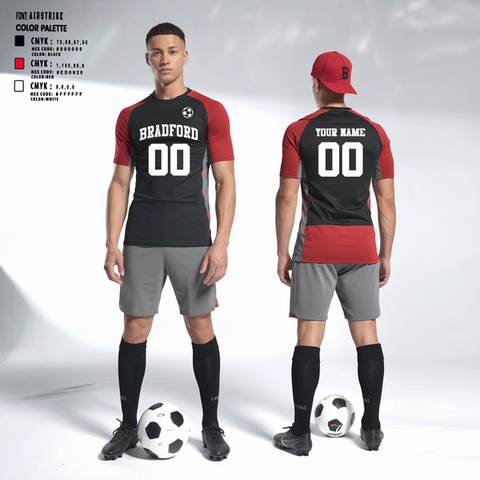 Mens Soccer Jersey, Bradford Boys Soccer, Men's Soccer, Teamtime, Team time, sublimation, custom sports apparel, team uniforms, spirit wear, spiritwear, sports uniforms, custom shirts, team store, custom team store, fundraiser sports, apparel fundraiser