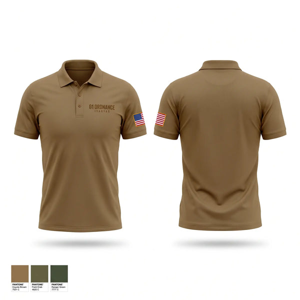 Short Sleeve Performance Polo, G1 Ordnance, Navy, Teamtime, Team time, sublimation, custom sports apparel, team uniforms, spirit wear, spiritwear, sports uniforms, custom shirts, team store, custom team store, fundraiser sports, apparel fundraiser