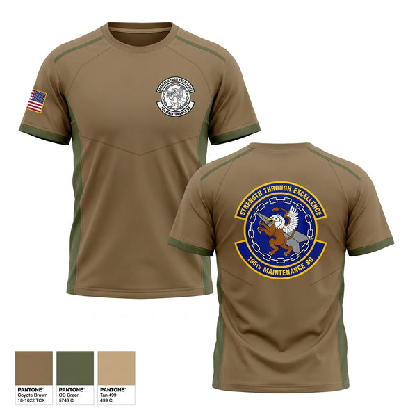 Old School Cotton Feel Shirt, 105th maintenance squadron, Air Force, Teamtime, Team time, sublimation, custom sports apparel, team uniforms, spirit wear, spiritwear, sports uniforms, custom shirts, team store, custom team store, fundraiser sports, apparel fundraiser