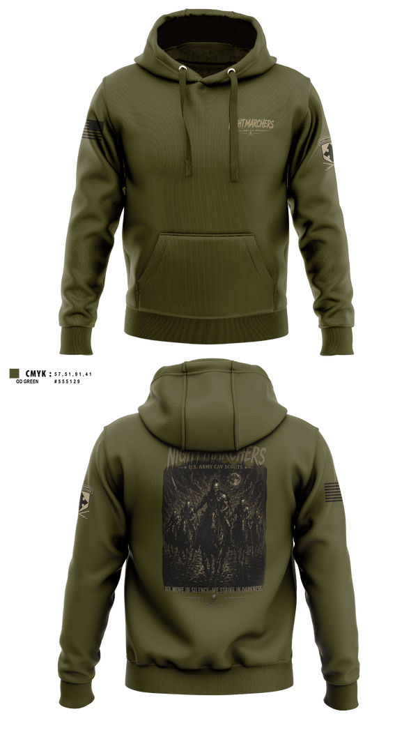 Hoodie, 1ST SQUADRON, 299TH CAVALRY REGIMENT HAWAII ARMY NATIONAL GUARD 91-1227 ENTERPRISE AVENUE KAPOLEI, HAWAII 96707-2150, Army, Teamtime, Team time, sublimation, custom sports apparel, team uniforms, spirit wear, spiritwear, sports uniforms, custom shirts, team store, custom team store, fundraiser sports, apparel fundraiser