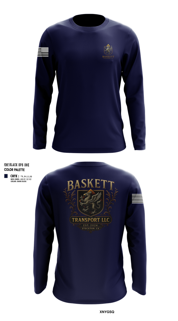 Long Sleeve Performance Shirt, Baskett Transport LLC, , Teamtime, Team time, sublimation, custom sports apparel, team uniforms, spirit wear, spiritwear, sports uniforms, custom shirts, team store, custom team store, fundraiser sports, apparel fundraiser