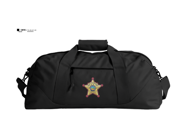 Duffle Bag, Ottawa County Sheriff’s Office, Police, Teamtime, Team time, sublimation, custom sports apparel, team uniforms, spirit wear, spiritwear, sports uniforms, custom shirts, team store, custom team store, fundraiser sports, apparel fundraiser