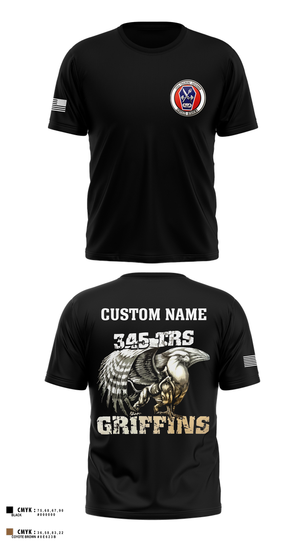 Short Sleeve Performance Shirt, 345th TRS, , Teamtime, Team time, sublimation, custom sports apparel, team uniforms, spirit wear, spiritwear, sports uniforms, custom shirts, team store, custom team store, fundraiser sports, apparel fundraiser
