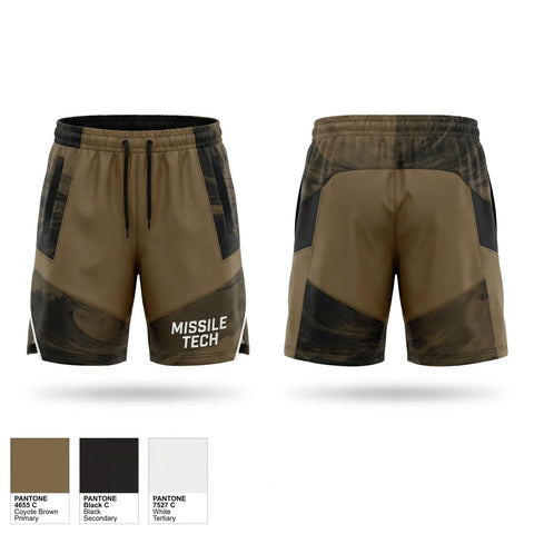 Athletic Shorts With Pockets, Missile tech, Navy, Teamtime, Team time, sublimation, custom sports apparel, team uniforms, spirit wear, spiritwear, sports uniforms, custom shirts, team store, custom team store, fundraiser sports, apparel fundraiser