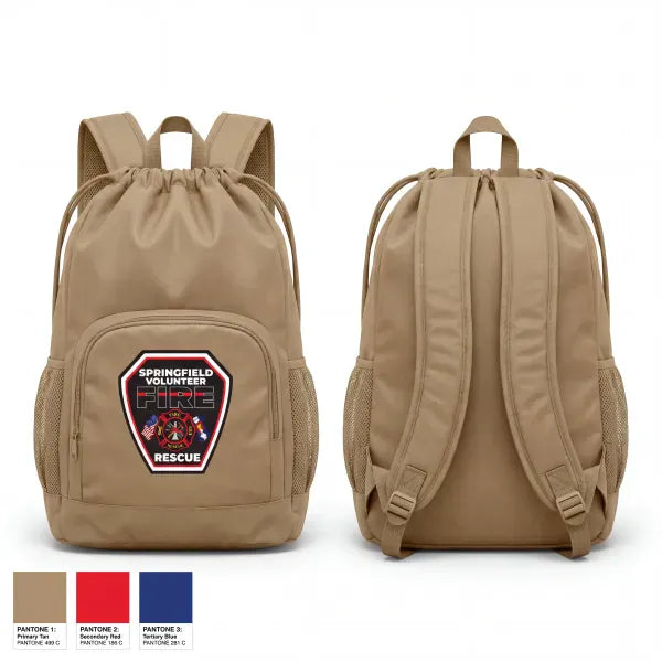 Gear Bag, Springfield Volunteer Fire Dept., Fire Department, Teamtime, Team time, sublimation, custom sports apparel, team uniforms, spirit wear, spiritwear, sports uniforms, custom shirts, team store, custom team store, fundraiser sports, apparel fundraiser