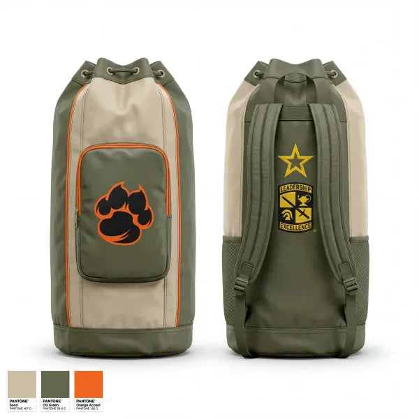 Gear Bag, MMI ROTC, Army, Teamtime, Team time, sublimation, custom sports apparel, team uniforms, spirit wear, spiritwear, sports uniforms, custom shirts, team store, custom team store, fundraiser sports, apparel fundraiser