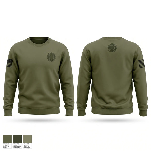 Crew Neck Sweatshirt, LSR VFD, Fire Department, Teamtime, Team time, sublimation, custom sports apparel, team uniforms, spirit wear, spiritwear, sports uniforms, custom shirts, team store, custom team store, fundraiser sports, apparel fundraiser
