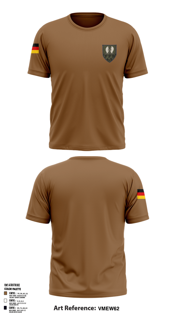 Short Sleeve Performance Shirt, 4./PuPiBtl.1 FFB Zg., , Teamtime, Team time, sublimation, custom sports apparel, team uniforms, spirit wear, spiritwear, sports uniforms, custom shirts, team store, custom team store, fundraiser sports, apparel fundraiser