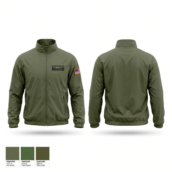 Windbreaker, Latimer County Sheriff, Police, Teamtime, Team time, sublimation, custom sports apparel, team uniforms, spirit wear, spiritwear, sports uniforms, custom shirts, team store, custom team store, fundraiser sports, apparel fundraiser