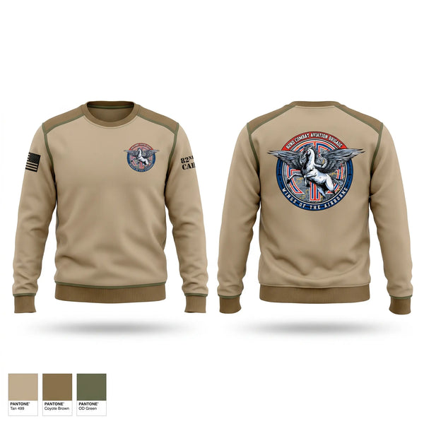 Crew Neck Sweatshirt, 82ND CAB, Army, Teamtime, Team time, sublimation, custom sports apparel, team uniforms, spirit wear, spiritwear, sports uniforms, custom shirts, team store, custom team store, fundraiser sports, apparel fundraiser