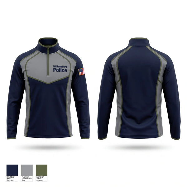 Windbreaker, Williamsburg Police, Police, Teamtime, Team time, sublimation, custom sports apparel, team uniforms, spirit wear, spiritwear, sports uniforms, custom shirts, team store, custom team store, fundraiser sports, apparel fundraiser