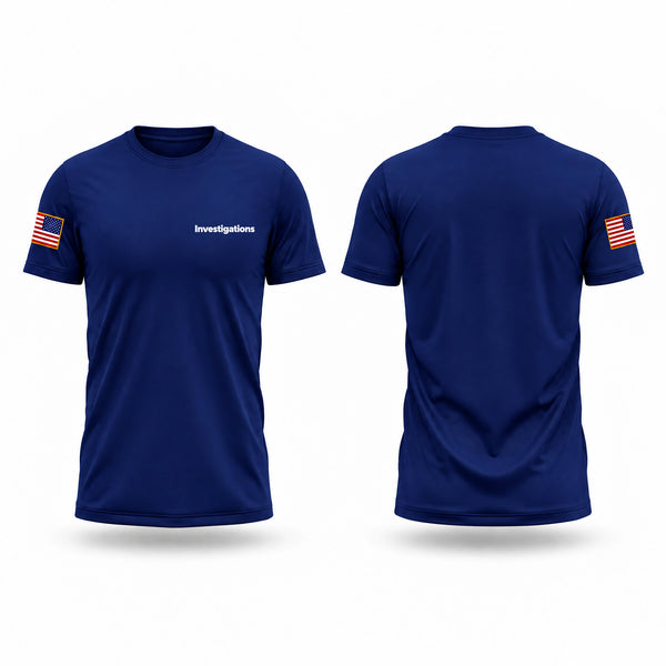 Short Sleeve Performance Shirt, Investigations, Police, Teamtime, Team time, sublimation, custom sports apparel, team uniforms, spirit wear, spiritwear, sports uniforms, custom shirts, team store, custom team store, fundraiser sports, apparel fundraiser
