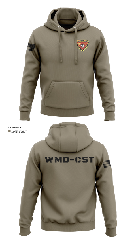Hoodie, 2nd WMD CST, Army, Teamtime, Team time, sublimation, custom sports apparel, team uniforms, spirit wear, spiritwear, sports uniforms, custom shirts, team store, custom team store, fundraiser sports, apparel fundraiser