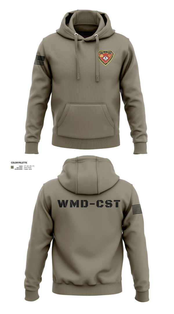 Hoodie, 2nd WMD CST, Army, Teamtime, Team time, sublimation, custom sports apparel, team uniforms, spirit wear, spiritwear, sports uniforms, custom shirts, team store, custom team store, fundraiser sports, apparel fundraiser