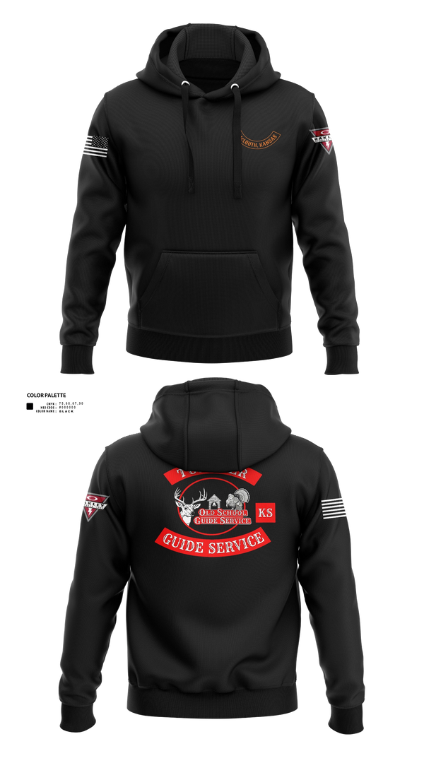 Hoodie, Old School Guide Service, , Teamtime, Team time, sublimation, custom sports apparel, team uniforms, spirit wear, spiritwear, sports uniforms, custom shirts, team store, custom team store, fundraiser sports, apparel fundraiser